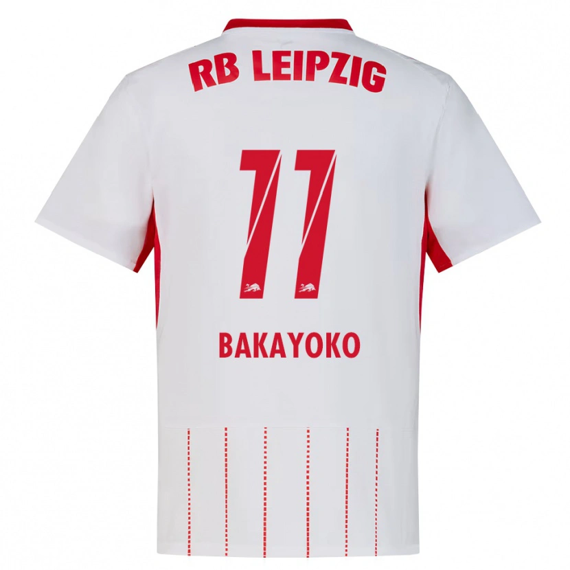 Danxen Damen Johan Bakayoko #11 Rot Weiß Gelb Heimtrikot Trikot 2026/27 T-Shirt