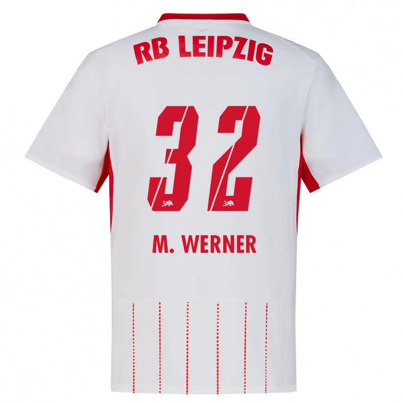 Danxen Damen Mia Werner #32 Rot Weiß Gelb Heimtrikot Trikot 2026/27 T-Shirt