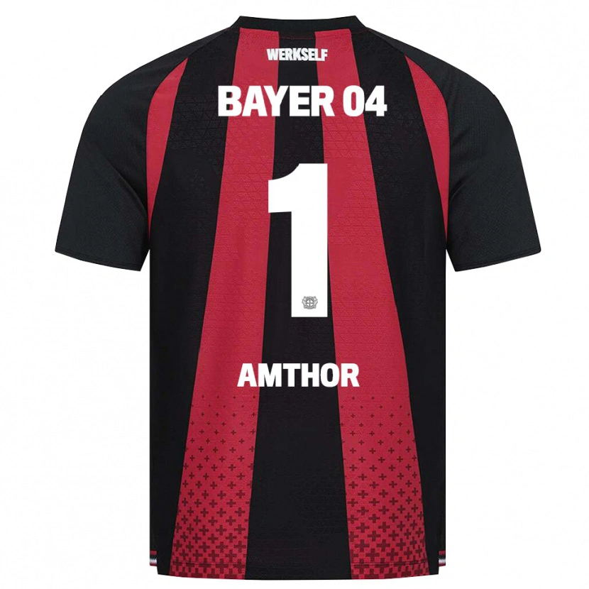 Danxen Damen Joshua Amthor #1 Schwarz Weiß Rot Heimtrikot Trikot 2026/27 T-Shirt
