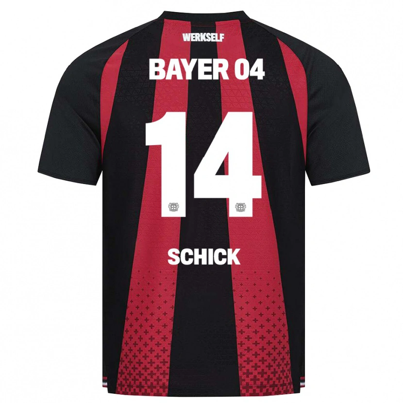 Danxen Damen Patrik Schick #14 Schwarz Weiß Rot Heimtrikot Trikot 2026/27 T-Shirt