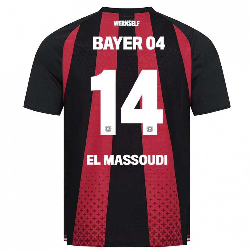 Danxen Damen Nassim El Massoudi #14 Schwarz Weiß Rot Heimtrikot Trikot 2026/27 T-Shirt