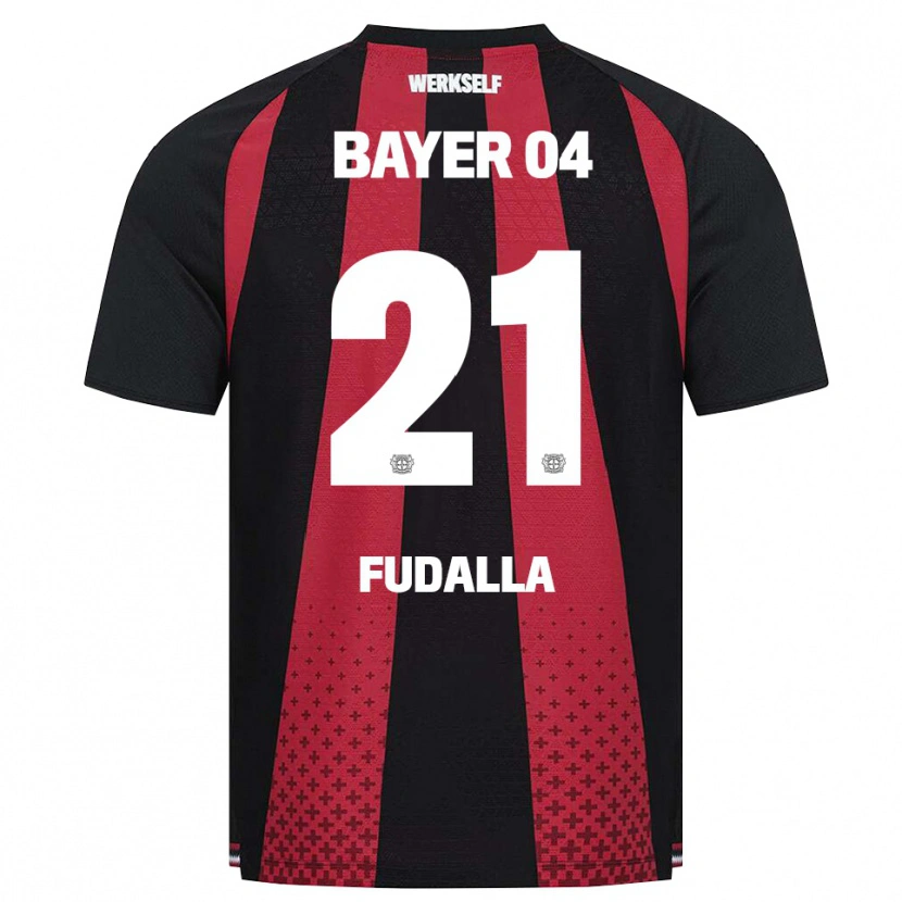Danxen Damen Vanessa Fudalla #21 Schwarz Weiß Rot Heimtrikot Trikot 2026/27 T-Shirt