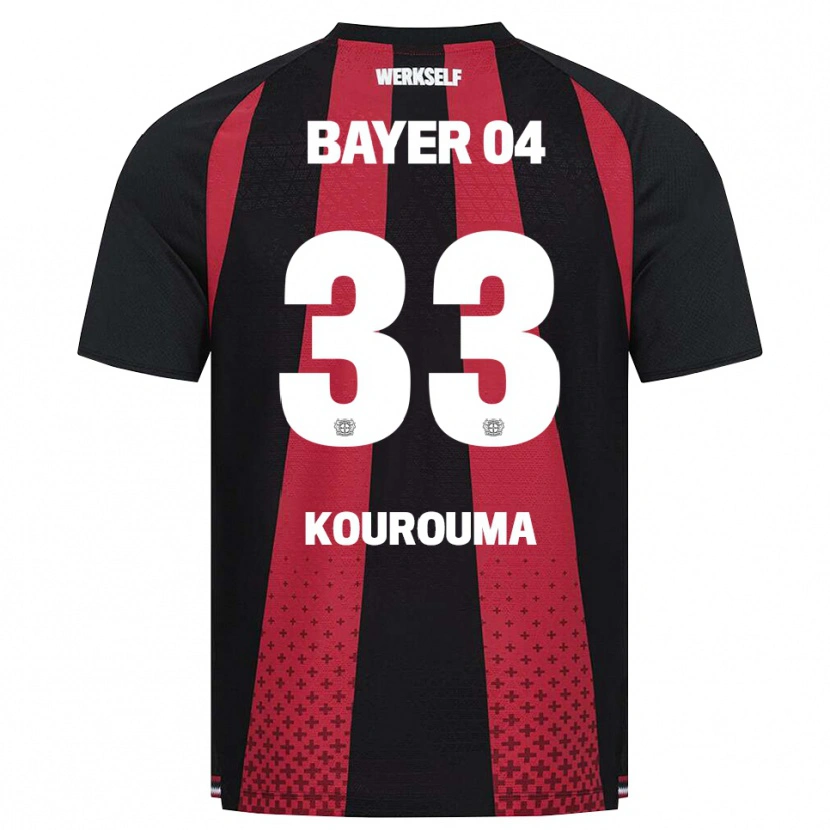 Danxen Damen Fakouman Kourouma #33 Schwarz Weiß Rot Heimtrikot Trikot 2026/27 T-Shirt