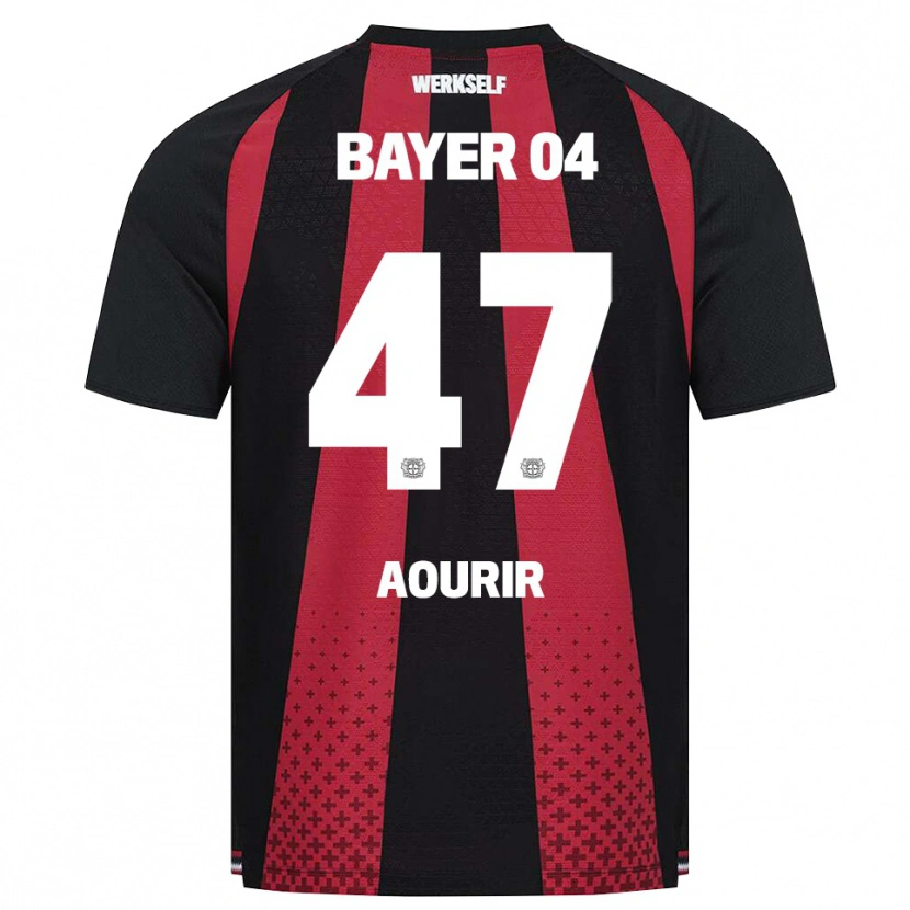 Danxen Damen Ayman Aourir #47 Schwarz Weiß Rot Heimtrikot Trikot 2026/27 T-Shirt