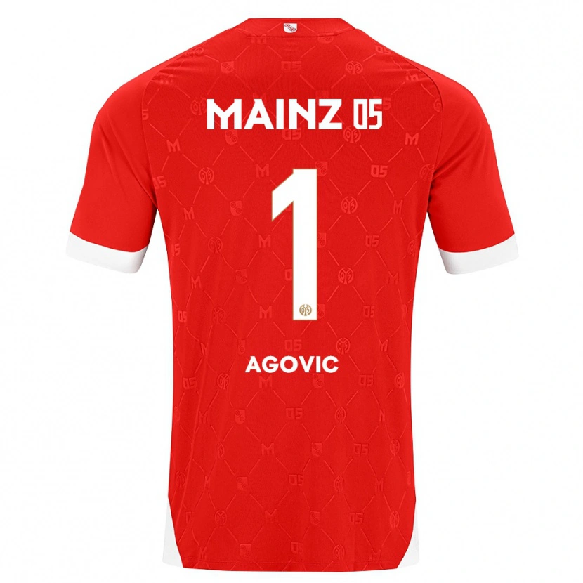 Danxen Damen Daris Agovic #1 Rot Weiß Heimtrikot Trikot 2026/27 T-Shirt
