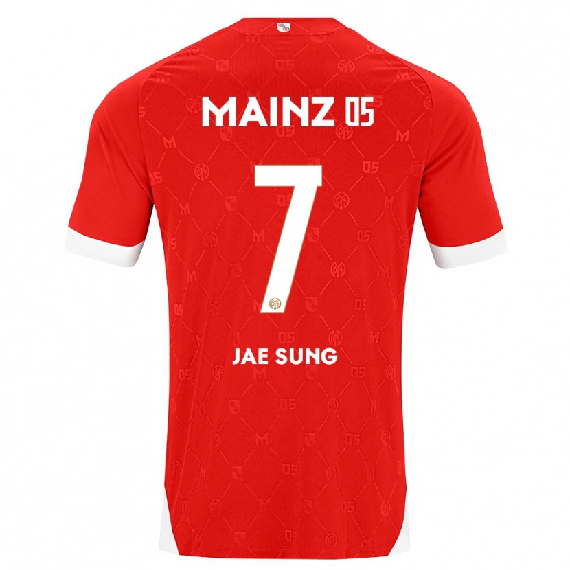 Danxen Damen Jae-Sung Lee #7 Rot Weiß Heimtrikot Trikot 2026/27 T-Shirt