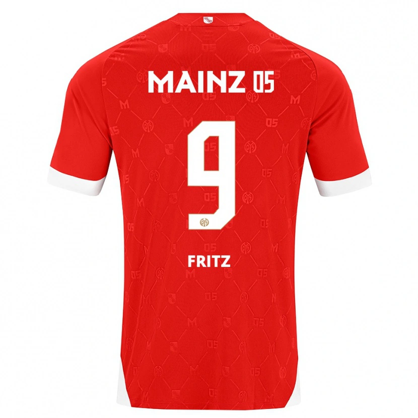 Danxen Damen April Fritz #9 Rot Weiß Heimtrikot Trikot 2026/27 T-Shirt