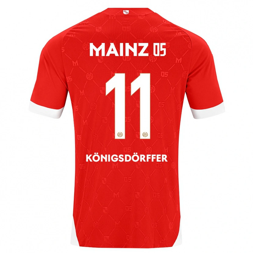 Danxen Damen Ransford Königsdörffer #11 Rot Weiß Heimtrikot Trikot 2026/27 T-Shirt