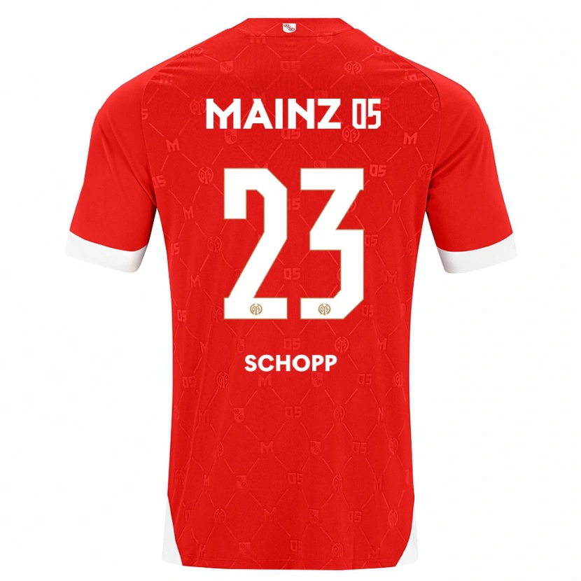Danxen Damen Konstantin Schopp #23 Rot Weiß Heimtrikot Trikot 2026/27 T-Shirt