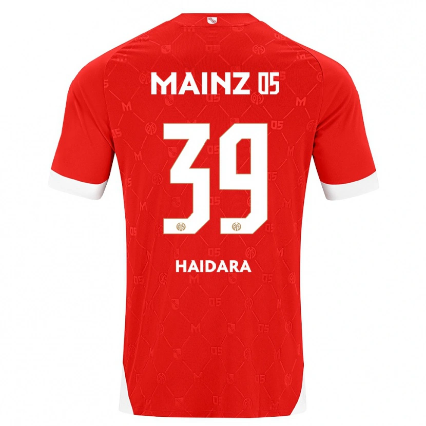Danxen Damen Alynho Haidara #39 Rot Weiß Heimtrikot Trikot 2026/27 T-Shirt