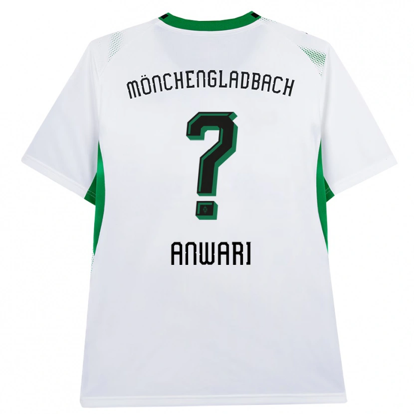 Danxen Damen Hamza Anwari #0 Weiß Schwarz Grün Heimtrikot Trikot 2026/27 T-Shirt