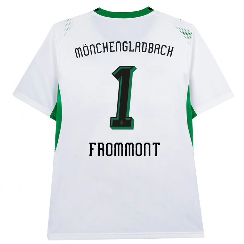 Danxen Damen Romina Frommont #1 Weiß Schwarz Grün Heimtrikot Trikot 2026/27 T-Shirt