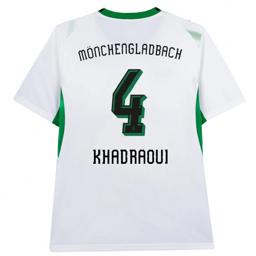 Danxen Damen Elias Khadraoui #4 Weiß Schwarz Grün Heimtrikot Trikot 2026/27 T-Shirt