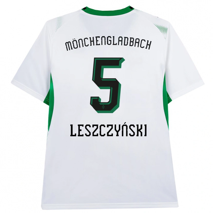 Danxen Damen Jan Leszczyński #5 Weiß Schwarz Grün Heimtrikot Trikot 2026/27 T-Shirt