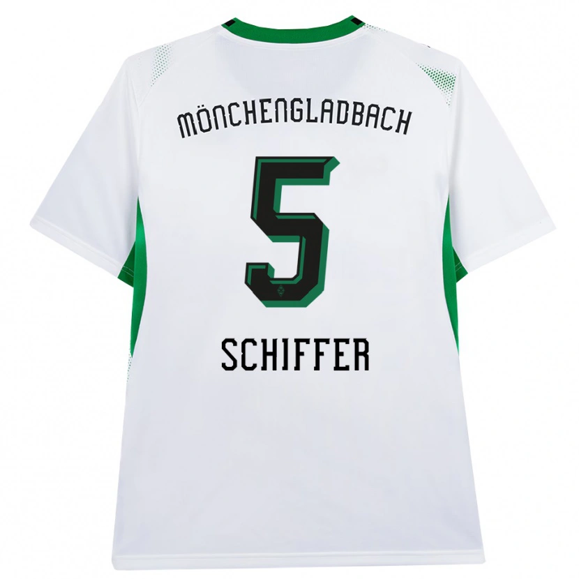 Danxen Damen Ben Schiffer #5 Weiß Schwarz Grün Heimtrikot Trikot 2026/27 T-Shirt