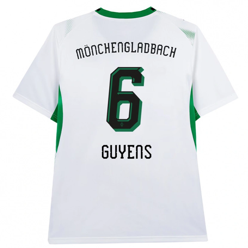 Danxen Damen Emily Guyens #6 Weiß Schwarz Grün Heimtrikot Trikot 2026/27 T-Shirt