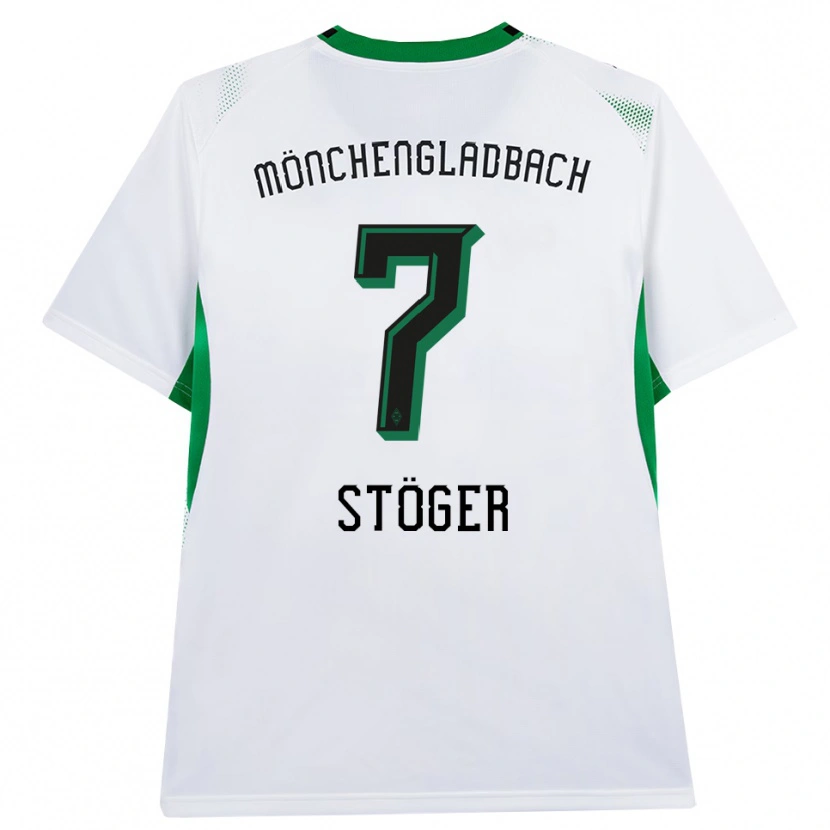 Danxen Damen Kevin Stöger #7 Weiß Schwarz Grün Heimtrikot Trikot 2026/27 T-Shirt