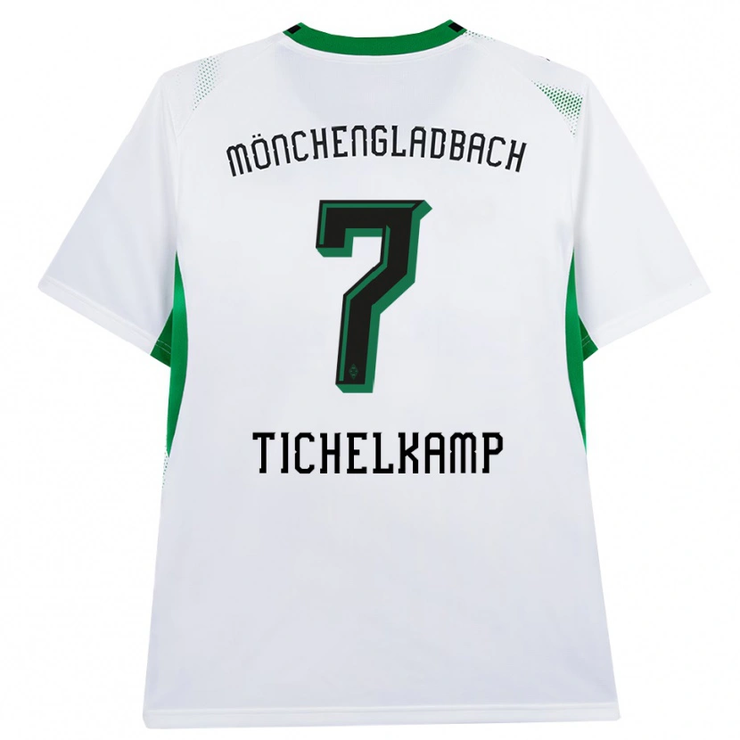 Danxen Damen Emily Tichelkamp #7 Weiß Schwarz Grün Heimtrikot Trikot 2026/27 T-Shirt