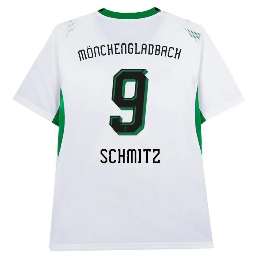 Danxen Damen Sarah Schmitz #9 Weiß Schwarz Grün Heimtrikot Trikot 2026/27 T-Shirt