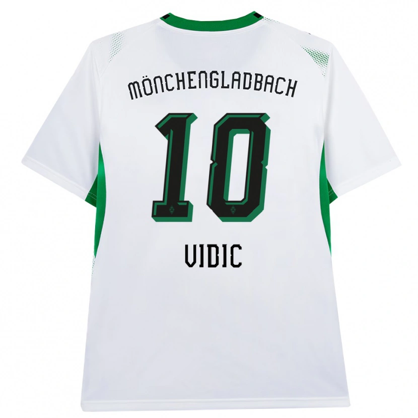 Danxen Damen Nico Vidic #10 Weiß Schwarz Grün Heimtrikot Trikot 2026/27 T-Shirt