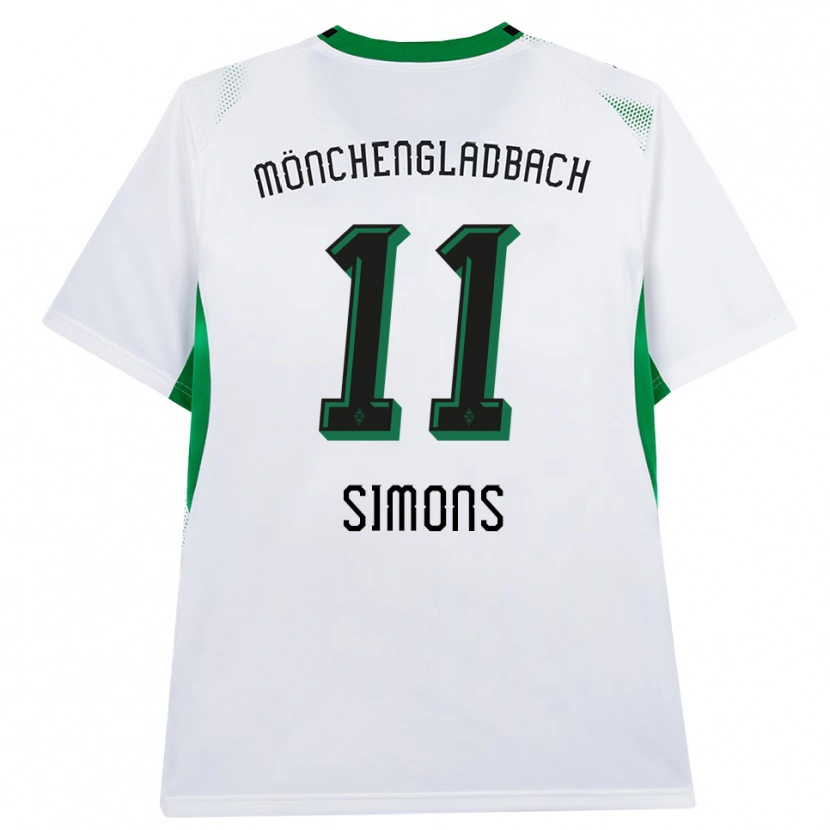 Danxen Damen Kelly Simons #11 Weiß Schwarz Grün Heimtrikot Trikot 2026/27 T-Shirt