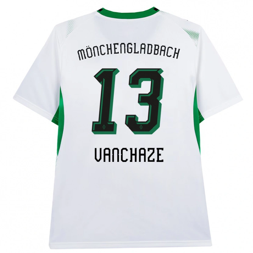 Danxen Damen Charly Vanchaze #13 Weiß Schwarz Grün Heimtrikot Trikot 2026/27 T-Shirt