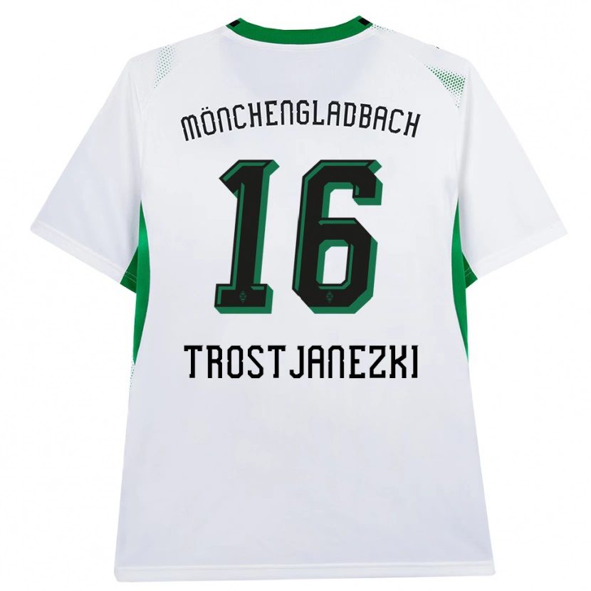 Danxen Damen Noel Trostjanezki #16 Weiß Schwarz Grün Heimtrikot Trikot 2026/27 T-Shirt