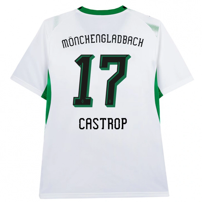 Danxen Damen Jens Castrop #17 Weiß Schwarz Grün Heimtrikot Trikot 2026/27 T-Shirt