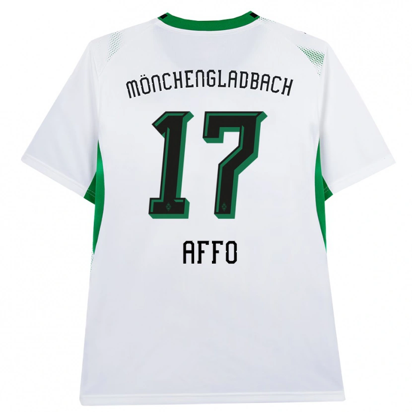 Danxen Damen Karim Affo #17 Weiß Schwarz Grün Heimtrikot Trikot 2026/27 T-Shirt