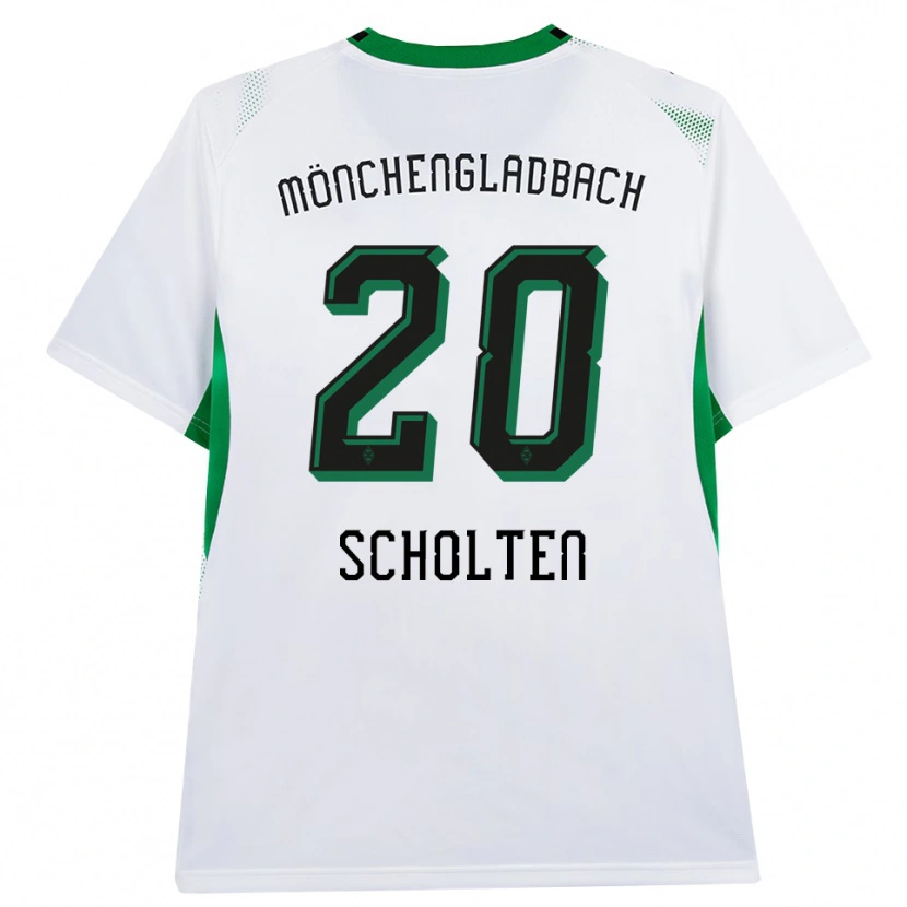 Danxen Damen Kiki Scholten #20 Weiß Schwarz Grün Heimtrikot Trikot 2026/27 T-Shirt