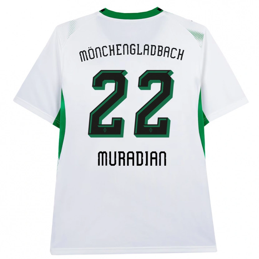 Danxen Damen Artem Muradyan #22 Weiß Schwarz Grün Heimtrikot Trikot 2026/27 T-Shirt