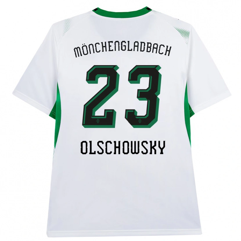 Danxen Damen Jan Olschowsky #23 Weiß Schwarz Grün Heimtrikot Trikot 2026/27 T-Shirt