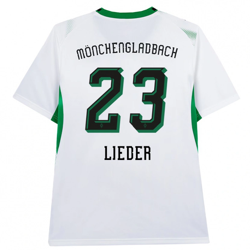 Danxen Damen Michel Lieder #23 Weiß Schwarz Grün Heimtrikot Trikot 2026/27 T-Shirt