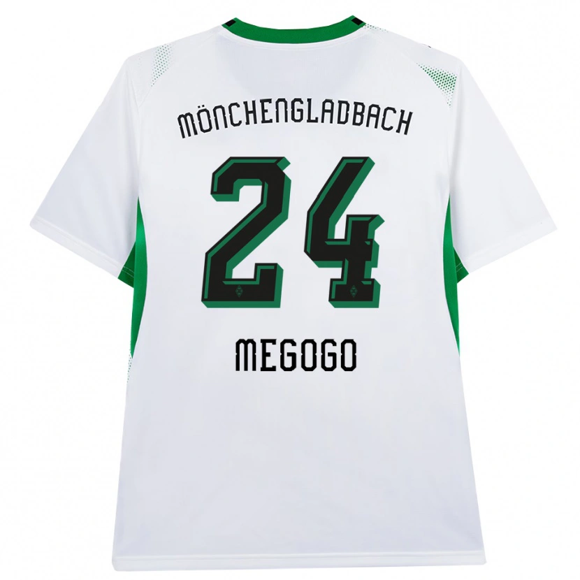 Danxen Damen Destini Megogo #24 Weiß Schwarz Grün Heimtrikot Trikot 2026/27 T-Shirt