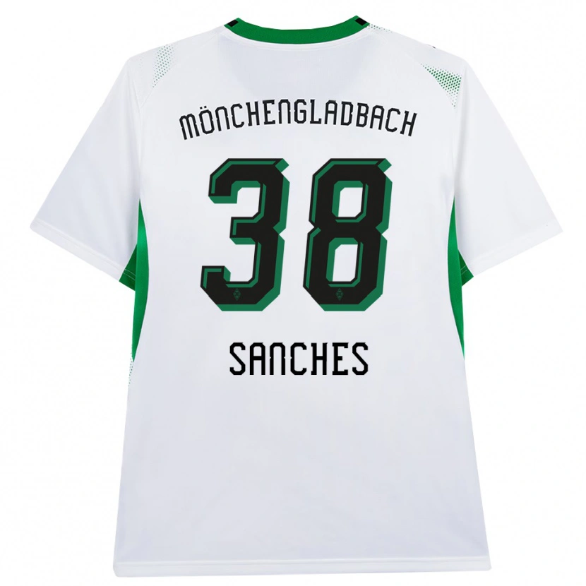 Danxen Damen Yvandro Borges Sanches #38 Weiß Schwarz Grün Heimtrikot Trikot 2026/27 T-Shirt
