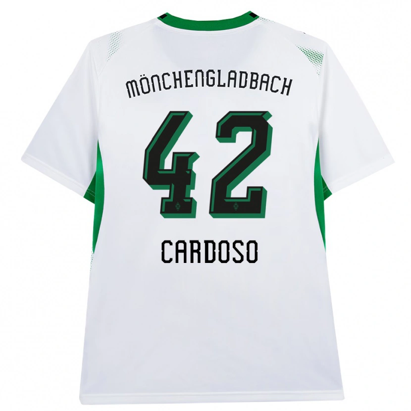 Danxen Damen Tiago Pereira Cardoso #42 Weiß Schwarz Grün Heimtrikot Trikot 2026/27 T-Shirt