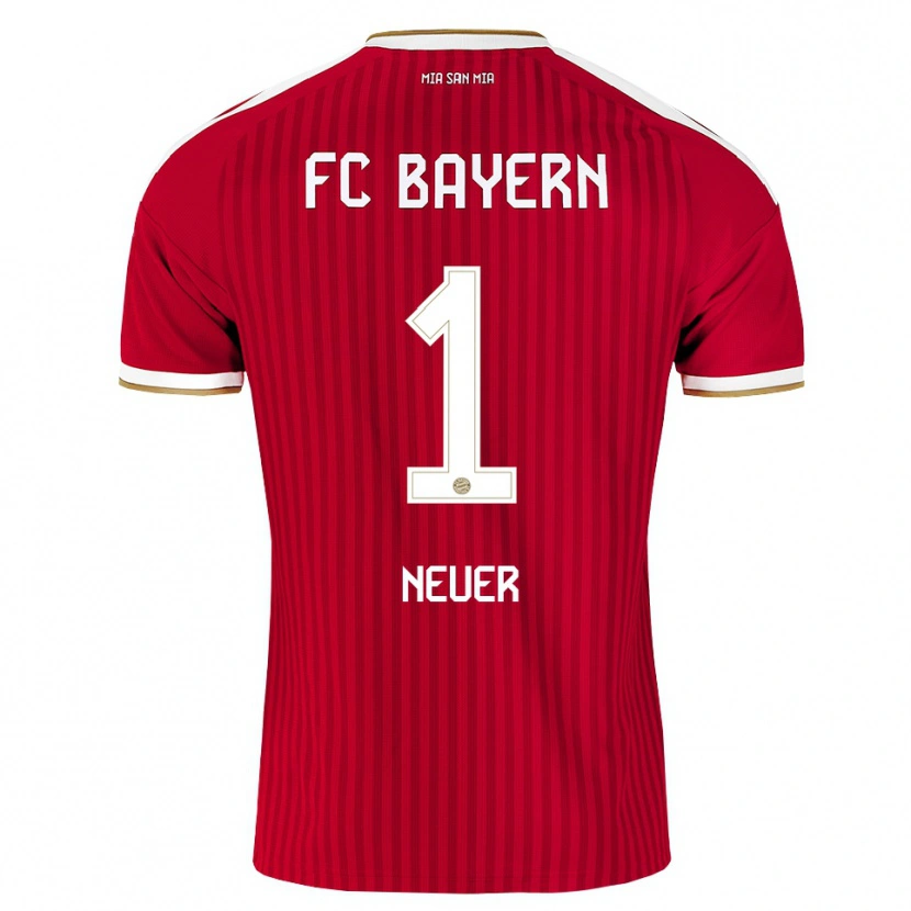 Danxen Damen Manuel Neuer #1 Rot Weiß Blau Heimtrikot Trikot 2026/27 T-Shirt
