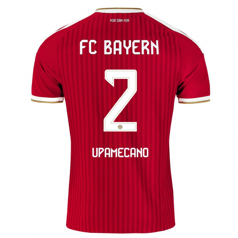 Danxen Damen Dayot Upamecano #2 Rot Weiß Blau Heimtrikot Trikot 2026/27 T-Shirt