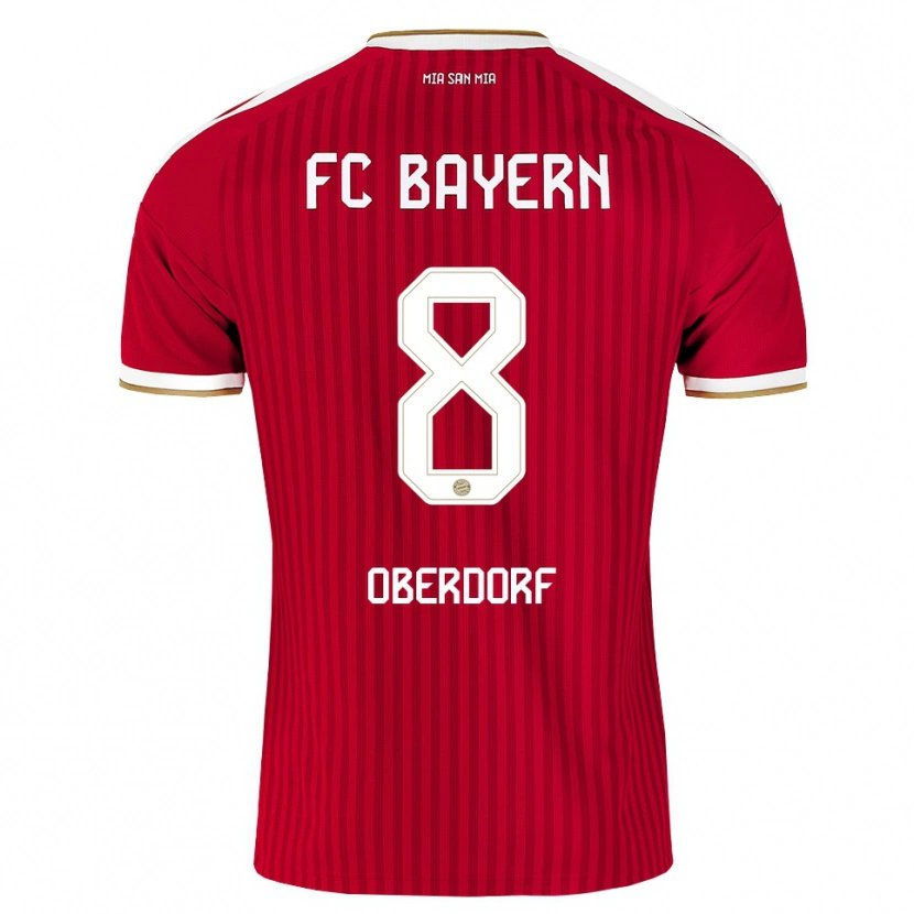 Danxen Damen Lena Oberdorf #8 Rot Weiß Blau Heimtrikot Trikot 2026/27 T-Shirt