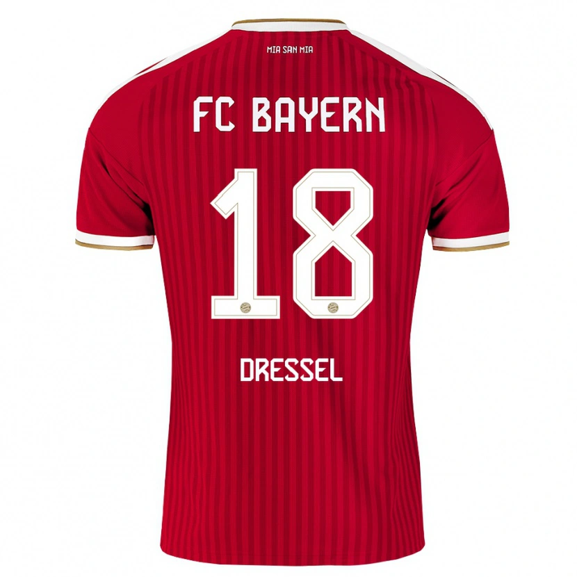 Danxen Damen Timon Dressel #18 Rot Weiß Blau Heimtrikot Trikot 2026/27 T-Shirt
