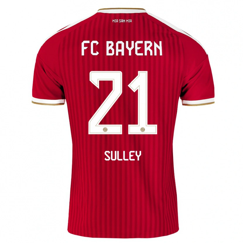 Danxen Damen Williams Baffour Sulley #21 Rot Weiß Blau Heimtrikot Trikot 2026/27 T-Shirt