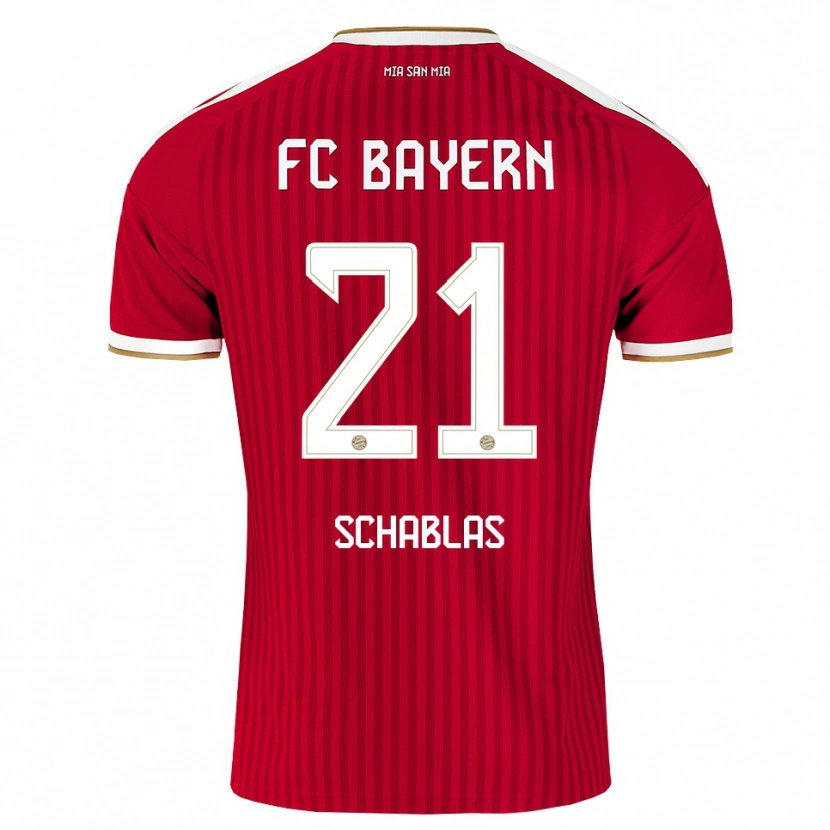 Danxen Damen Matteo Schablas #21 Rot Weiß Blau Heimtrikot Trikot 2026/27 T-Shirt