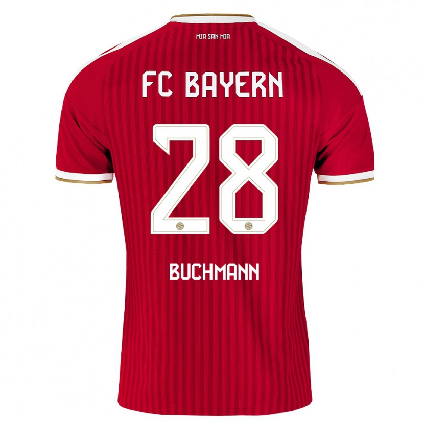Danxen Damen Tarek Buchmann #28 Rot Weiß Blau Heimtrikot Trikot 2026/27 T-Shirt