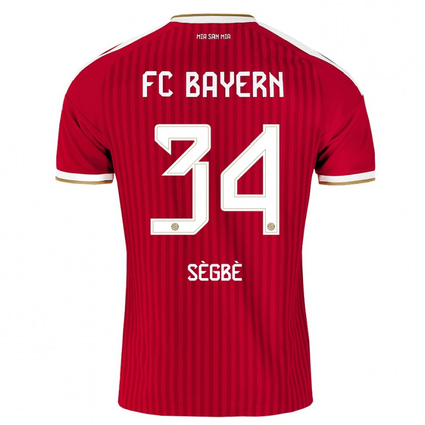 Danxen Damen Désiré Sègbè #34 Rot Weiß Blau Heimtrikot Trikot 2026/27 T-Shirt