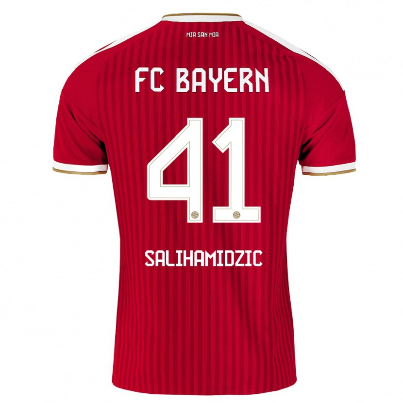 Danxen Damen Nick Salihamidzic #41 Rot Weiß Blau Heimtrikot Trikot 2026/27 T-Shirt