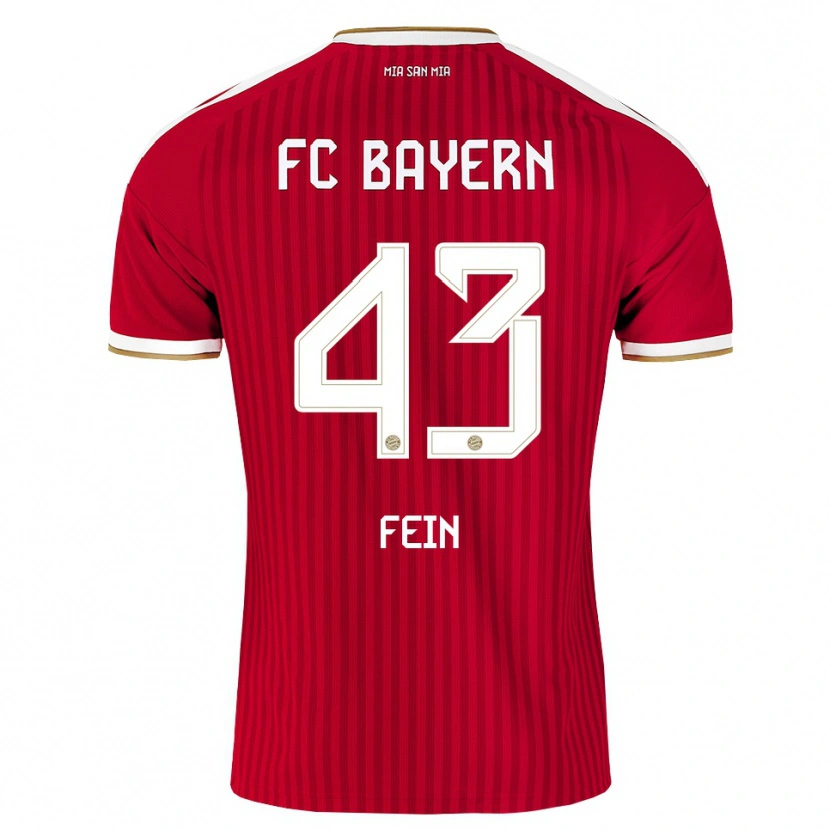 Danxen Damen Adrian Fein #43 Rot Weiß Blau Heimtrikot Trikot 2026/27 T-Shirt