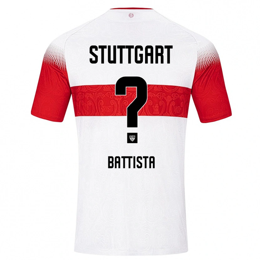 Danxen Damen Luca Battista #0 Weiß Rot Gelb Heimtrikot Trikot 2026/27 T-Shirt