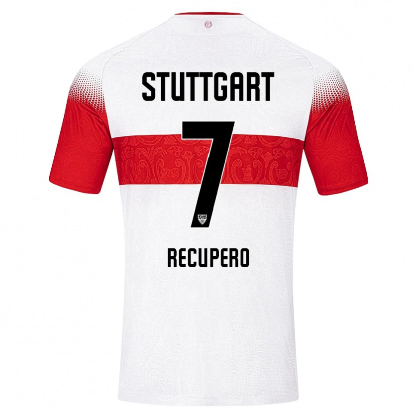 Danxen Damen William Recupero #7 Weiß Rot Gelb Heimtrikot Trikot 2026/27 T-Shirt