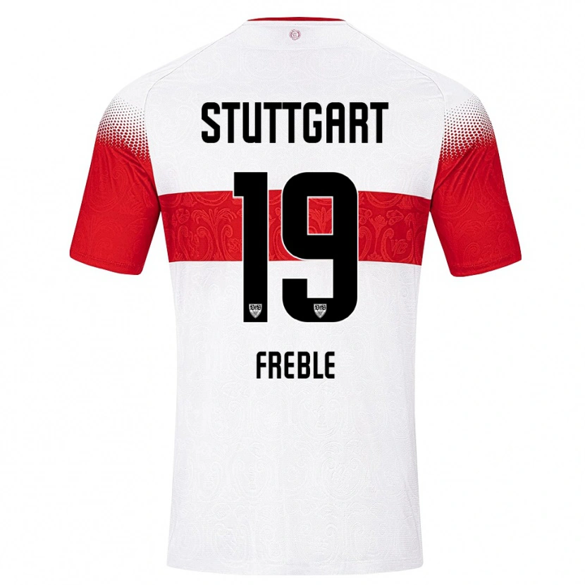 Danxen Damen Kenny Freßle #19 Weiß Rot Gelb Heimtrikot Trikot 2026/27 T-Shirt