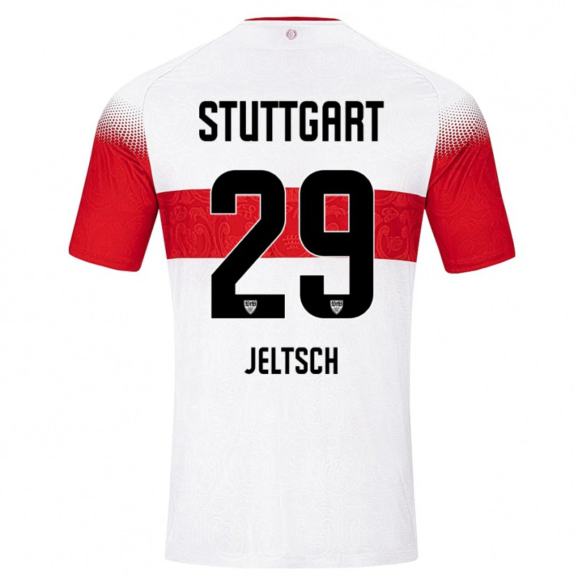 Danxen Damen Finn Jeltsch #29 Weiß Rot Gelb Heimtrikot Trikot 2026/27 T-Shirt